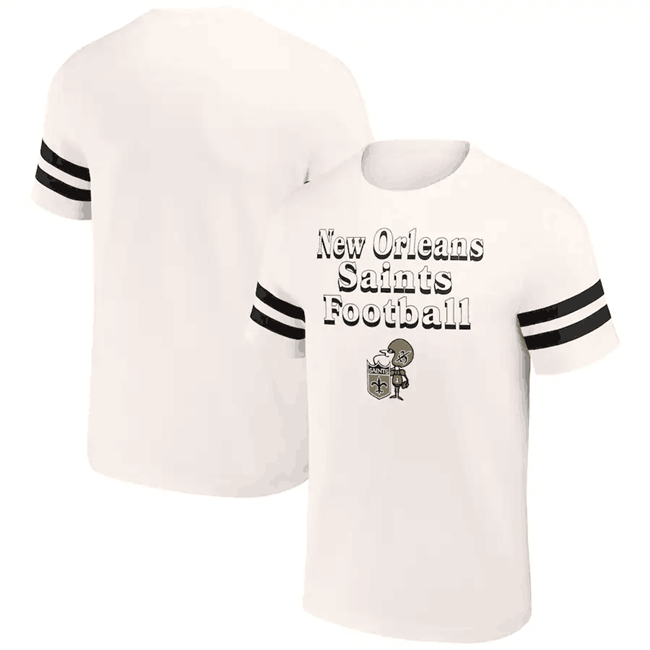 Men's New Orleans Saints Cream x Darius Rucker Collection Vintage T-Shirt